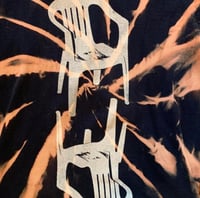 Image 2 of 'Satellite' screenprinted Bleached Tee Oneshot - Size Large