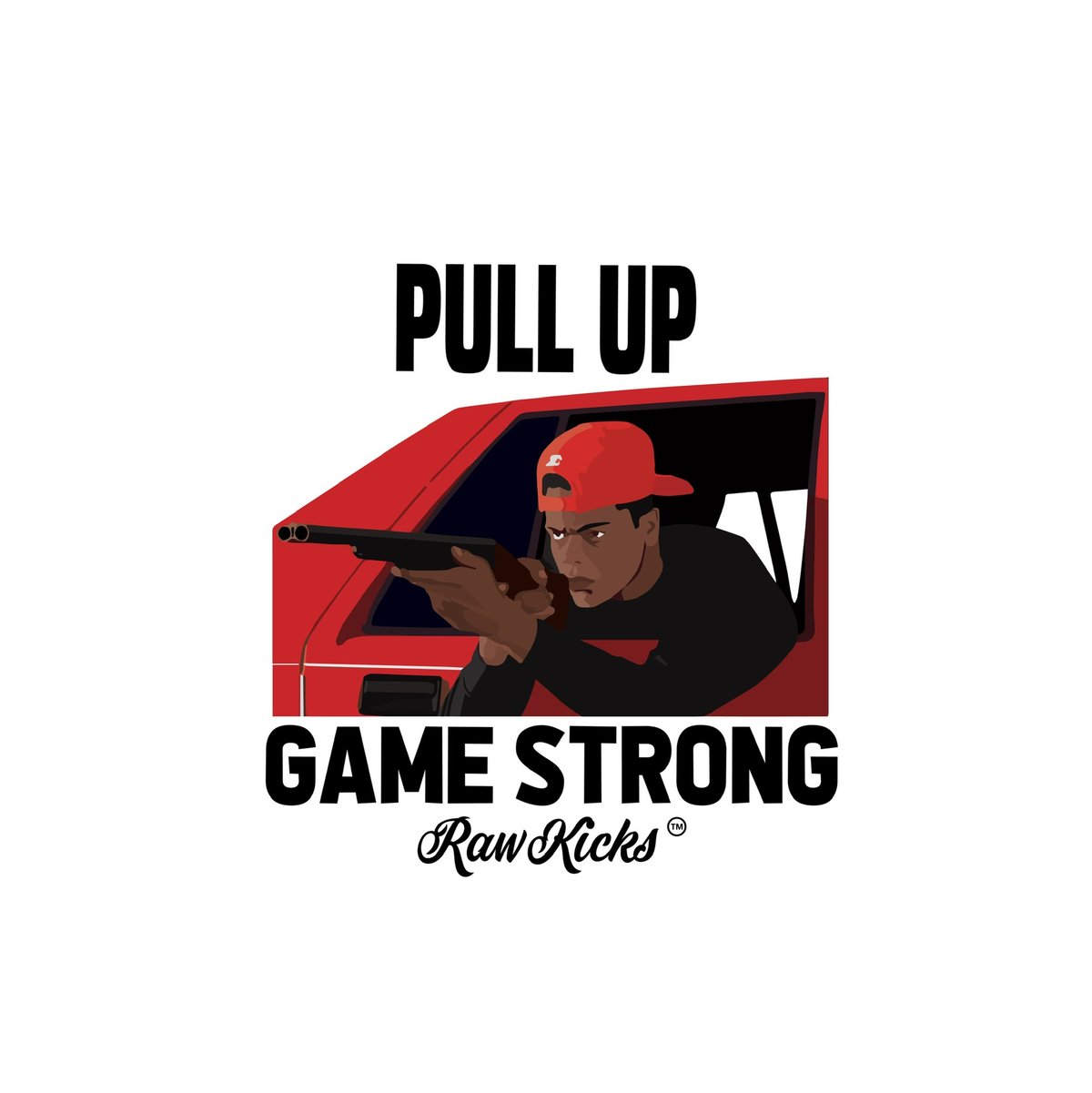 Pull Up Game Strong Shirt (Red)