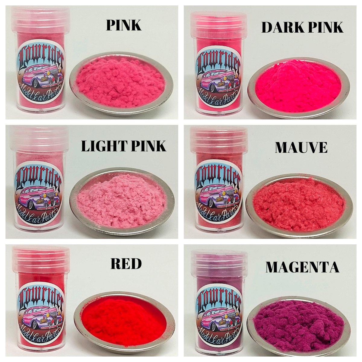 Flocking Lowrider Model Car Parts