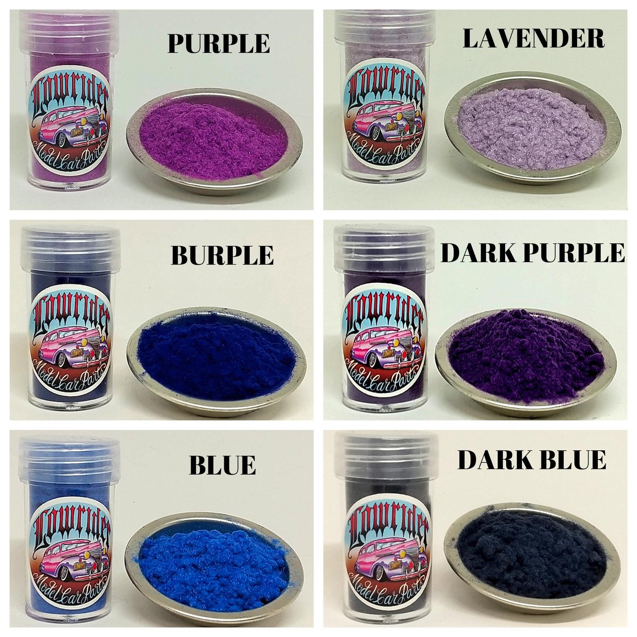 Flocking Lowrider Model Car Parts