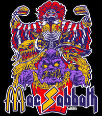 Image 1 of Mac Sabbath T-shirt - "Brand of Doom" from Trash Bag Ghost