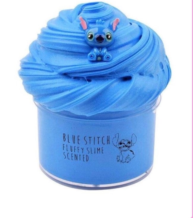Blue Stitch Slime