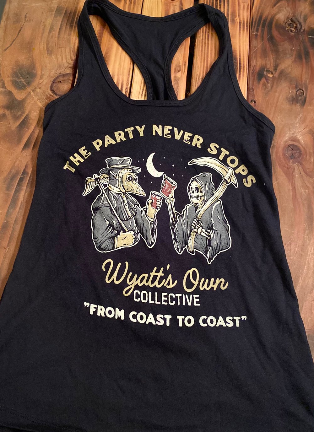 Image of The party doesn’t stop (women’s tank)
