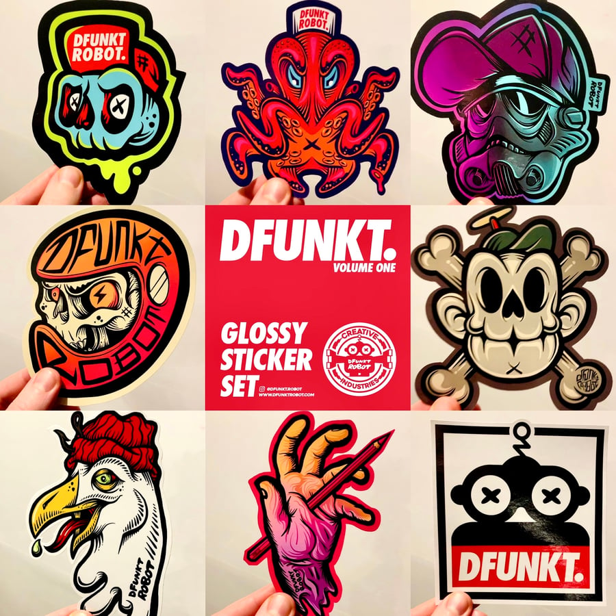 Image of DFUNKT Sticker Set Vol. 1