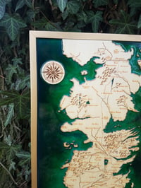 Image 2 of Game of thrones resin fantasy map