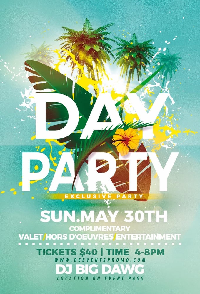 Image of Day party pass