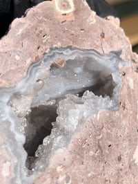 Image 2 of COCONUT GEODE (FACE POLISHED) WITH QUARTZ- MEXICO