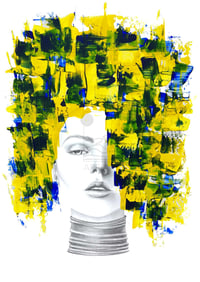 Woman in Green Original Painting