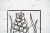 Blue Grape Hyacinth on Tamarind *Limited Edition of 5*