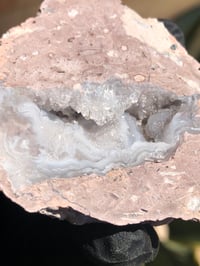Image 2 of COCONUT GEODE FACE POLISHED WITH QUARTZ - MEXICO 