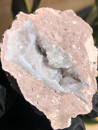 Image 3 of COCONUT GEODE FACE POLISHED WITH QUARTZ - MEXICO 