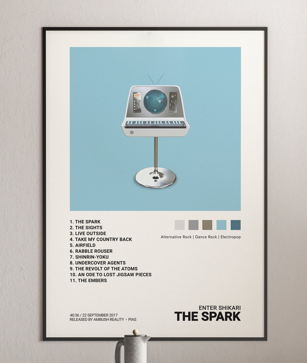 Enter Shikari - The Spark Album Cover Poster