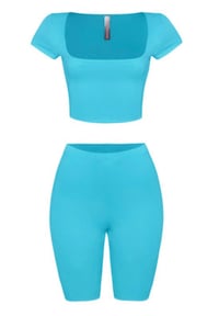 Image 2 of Turquoise Biker | Set