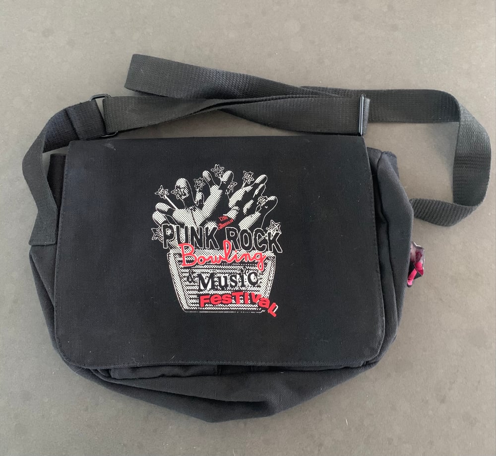 Punk Rock Bowling Tote Bag / Small Messenger Bag