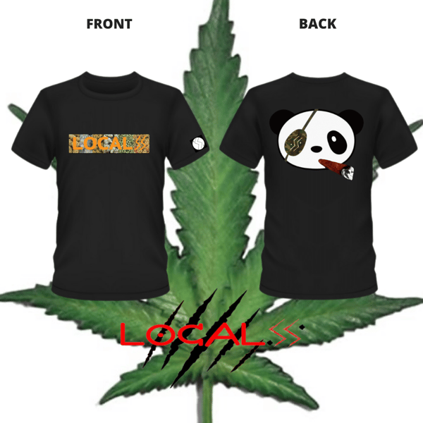 Image of 4/20 PANDA WOOD T SHIRT