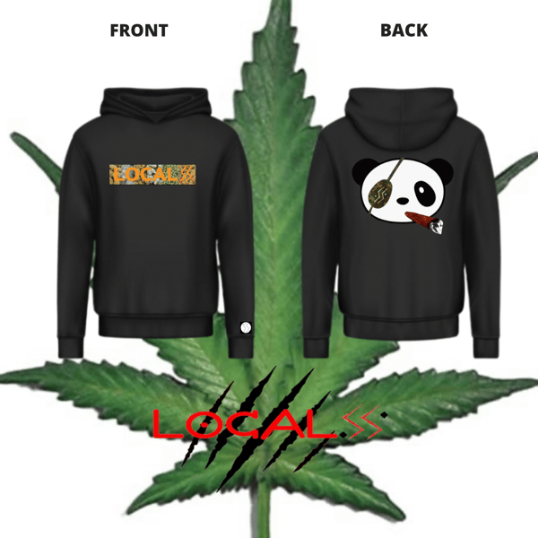 Image of 4/20 PANDA WOOD HOODIE 