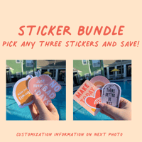 Pick 3 Sticker Bundle
