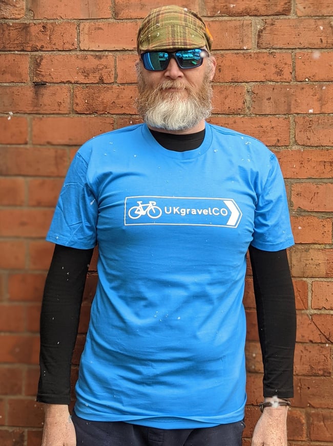 Arctic Blue UKGRAVELCO Logo T Shirt 