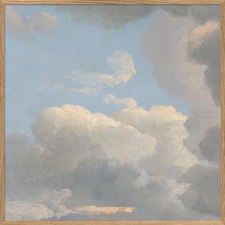 AFFICHE ENCADRÉE NUAGES, THE DYBDHAL CO. Image 2