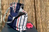 Sac Roddy blue blanc rouge chic stripes