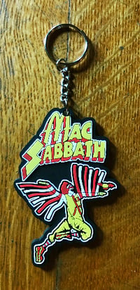 Mac Sabbath keychain (flying clown)