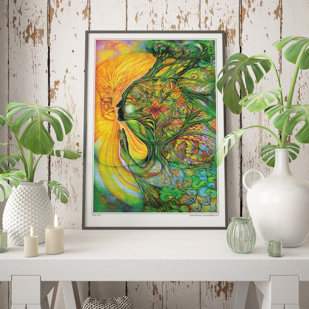Image of GAIA A3 giclee paper print