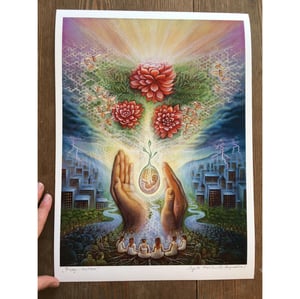 Image of PRAY ACTION A3 giclee paper print