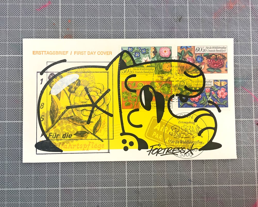Image of FDC Feldpost Yellow  / print set