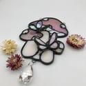 Mushroom Trio Suncatcher 