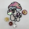 Mushroom Trio Suncatcher