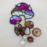 Image 1 of Mushroom trio with flower