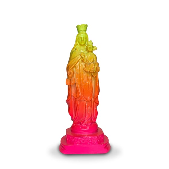 Image of Virgen del Carmen amarillo y rosa
