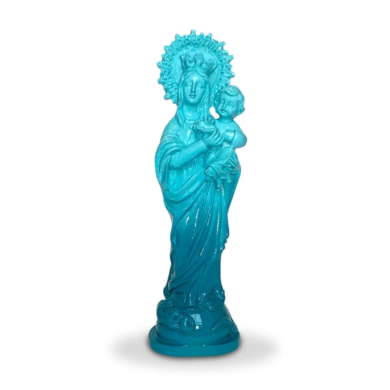 Image of Virgen de Chueca azul y turquesa