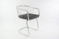Image 1 of Chaise chromée 70'