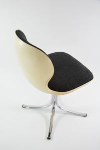 Image 2 of Chaises Space Age bouclette noire