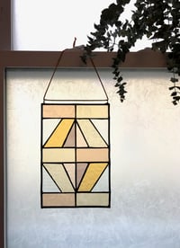 Image 1 of Geometric Panel in Orchid