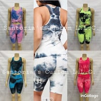 2 pc Tie Dye Short Set