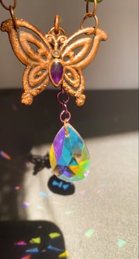Image 2 of jaunt wraps collab electroformed butterfly suncatcher 