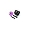 TOP-A Purple stem top cap and Aluminium light mount combo 