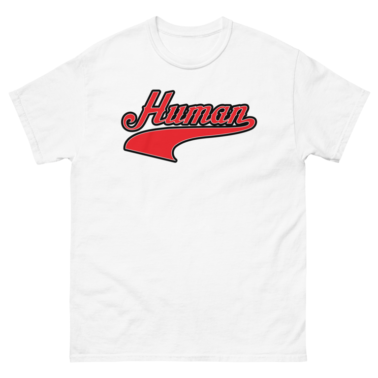 Human Tee | Black And Red