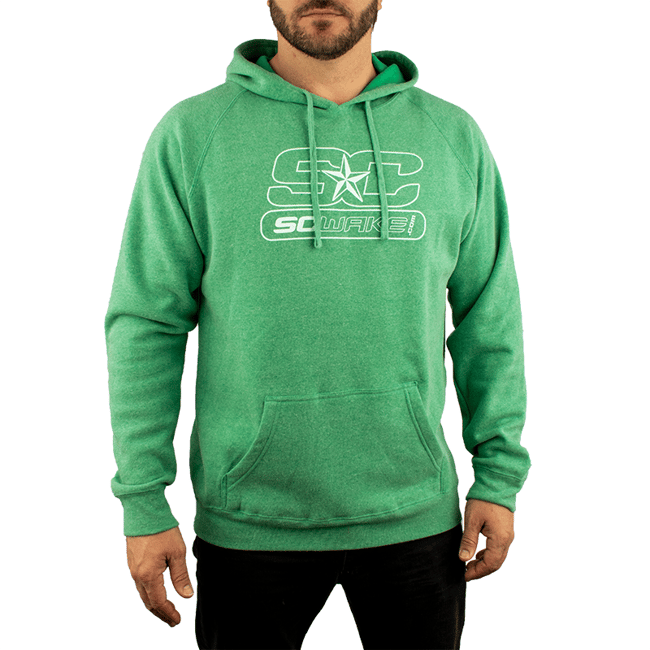 SC Wake Hooded Pullover Sweatshirt - Green