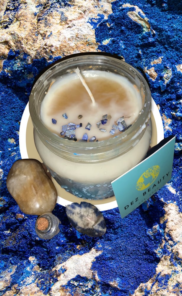 Image of Placid Sky Candle • infused w/ Lapiz Lazuli💎