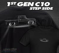 Image 1 of 1st Gen C10 Step Side Truck T-Shirts Hoodies Banners