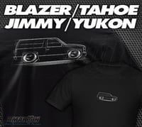Image 1 of Blazer Tahoe Yukon Jimmy T-Shirts Hoodies Banners
