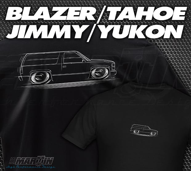Blazer Tahoe Yukon Jimmy T-Shirts Hoodies | Rob High Performance Design