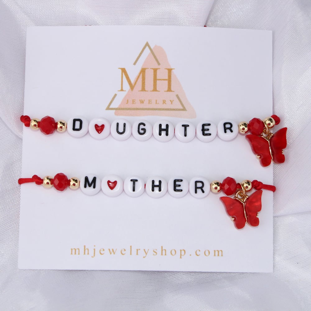 Daughter Mother bracelet set