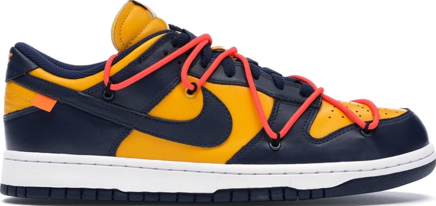 Image of Nike Dunk Low SB Off White "Michigan' Sz 11.5 