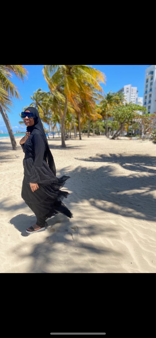 Image of Sorella Abaya Dress Black