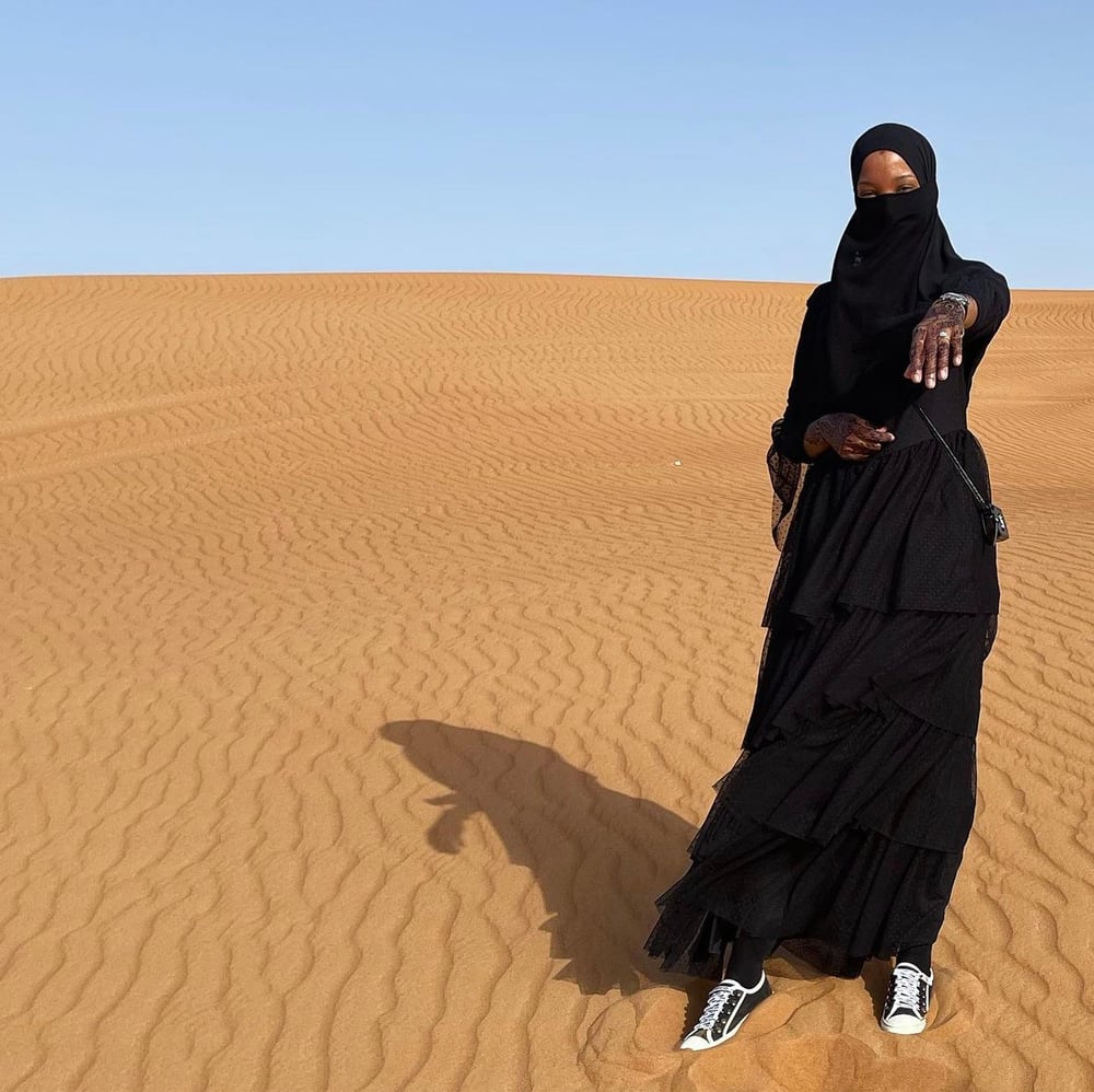 Image of Sorella Abaya Dress Black