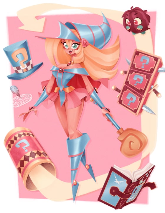 Image of Dark Magician Girl PRINT